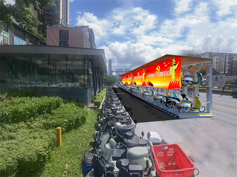 Wuhe Subway Entrance Rendering